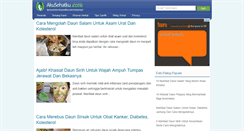 Desktop Screenshot of akusehatku.com